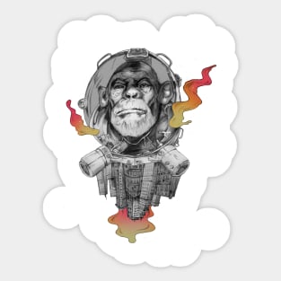 Space Monkey Sticker